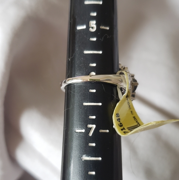 Sz 6, Kyanite & Diamond Ring, 925 Silver, TGW 4.19 carats, NWT - Picture 4 of 11